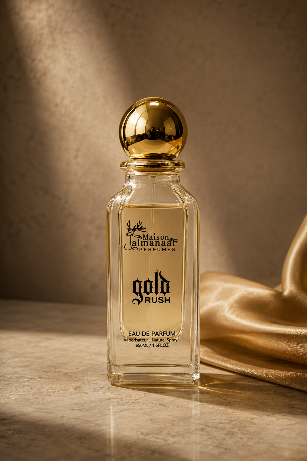 Gold Rush Eau De Parfum 50ml by Maison Almanaar Perfumes