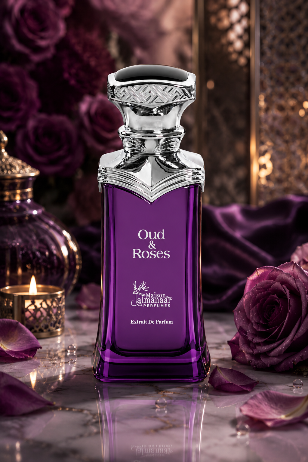 Oud & Roses Extrait De Parfum 90ml by Maison Almanaar Perfumes