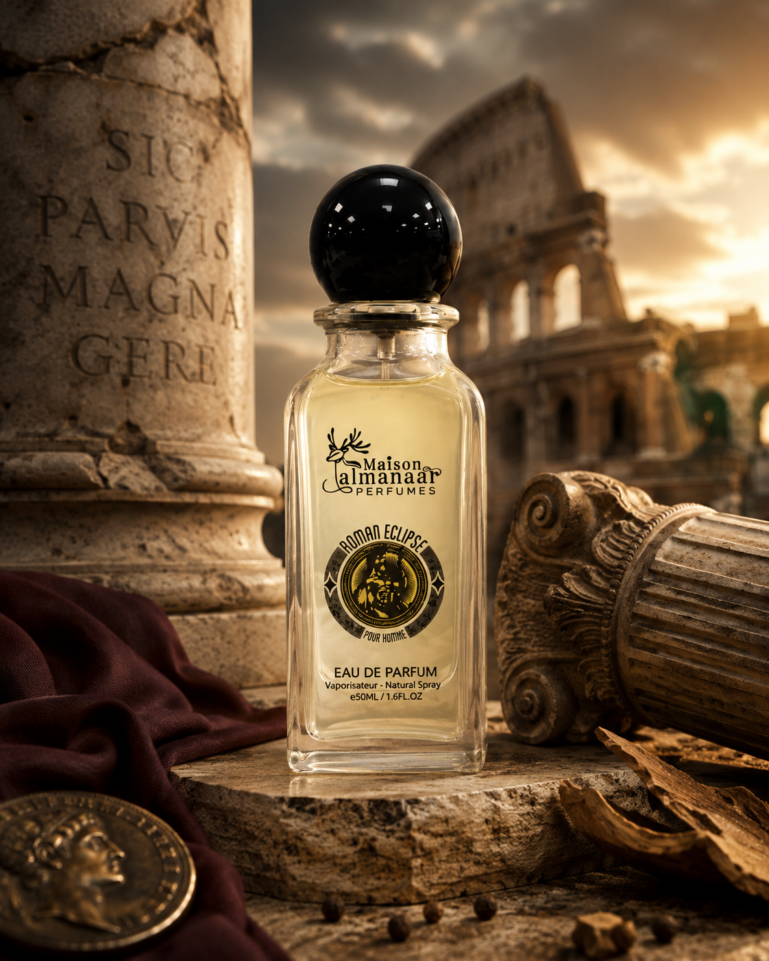 Roman Eclipse Eau De Parfum 50ml by Maison Almanaar Perfumes